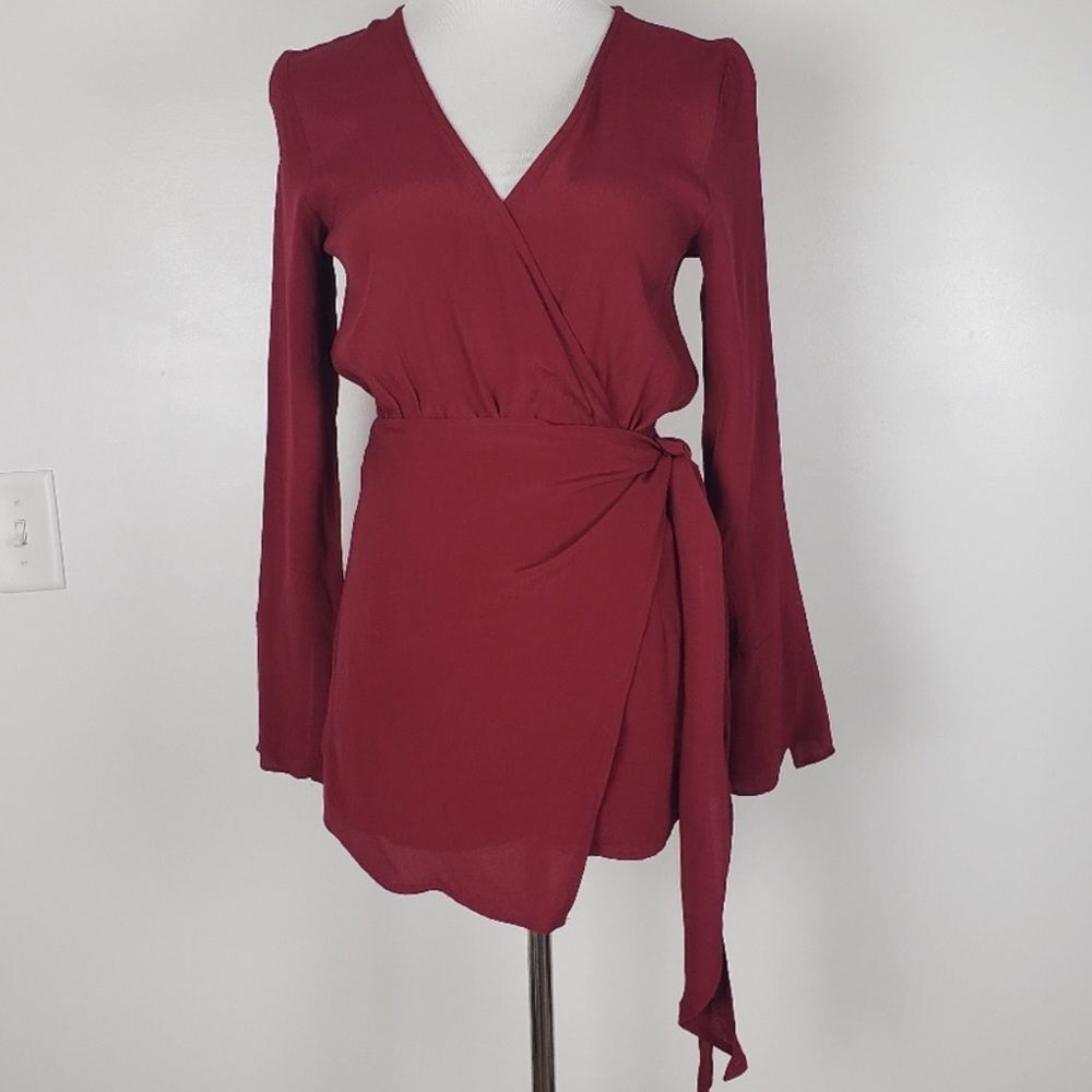 New Impeccable Pig Women’s  Burgundy Shorts Romper Size Small